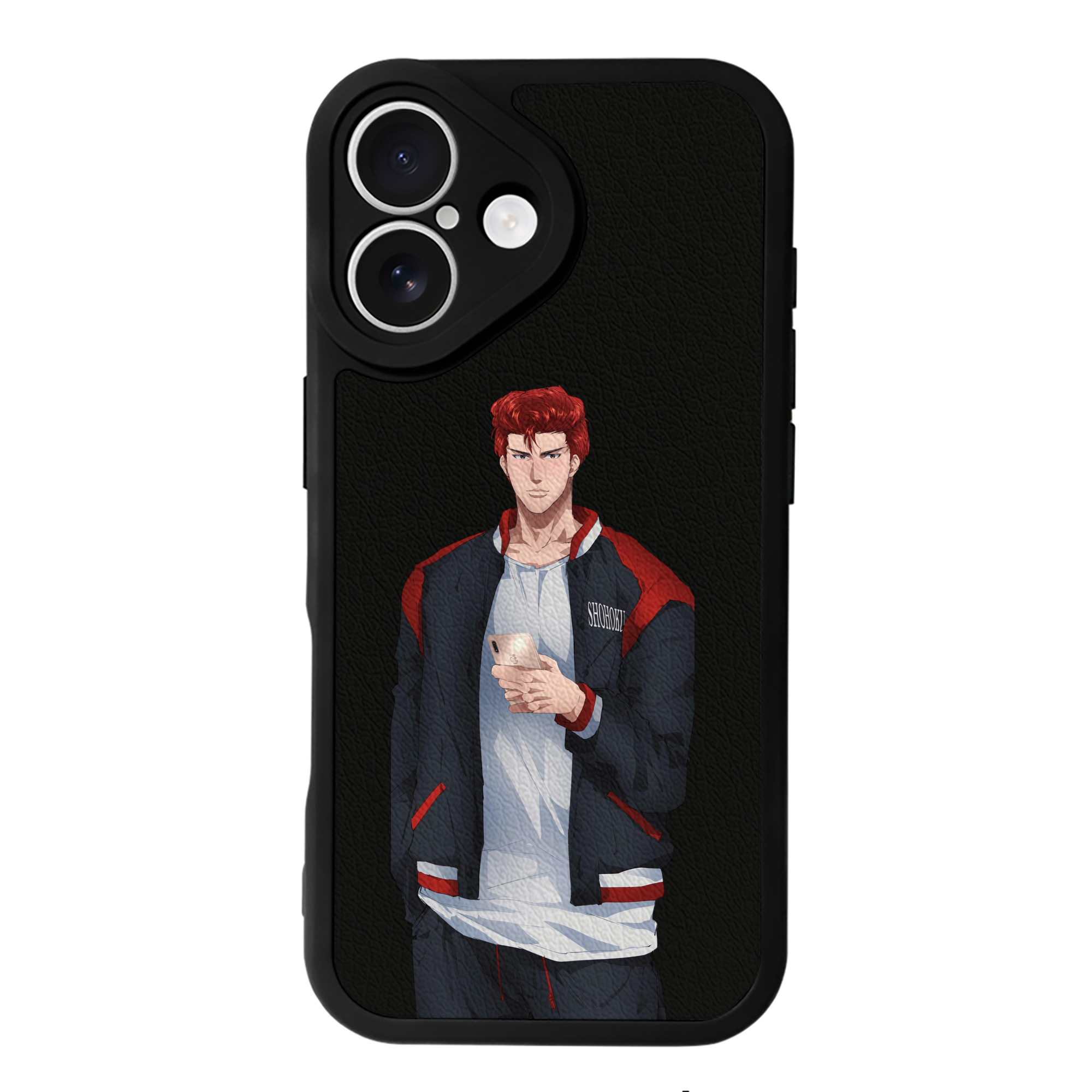 （画像用） SLAM DUNK／スラムダンク 【iPhone 16シリーズ対応】シリコンスマホケース（レザー調） 材質：シリコン